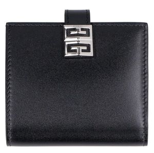 NWT Givenchy 4G Black Leather Wallet